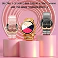thumbnail image 2 of Tianle Compatible with Galaxy Active 2 Watch Band 44mm/40mm,Transparent Clear Soft TPU Bands for Samsung Galaxy Active 2 40mm/44mm Women Men, 2 of 7