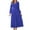 Blue, variant on IROINNID Long Sleeve Dress for Women Fall Dress Full-Length Shirt Dress Vintage V Neck Long Sleeve Solid Dresses,Black