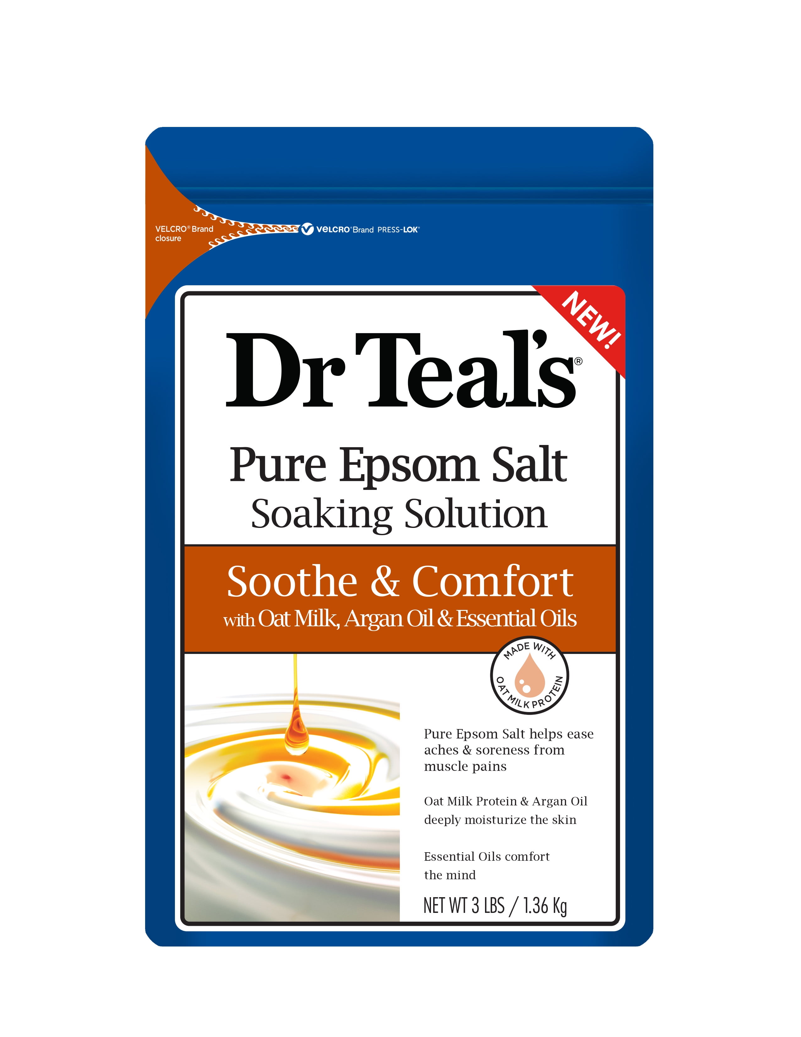 Dr Teal’s Soothe & Comfort Bath Epsom Salt Soaking Solution with Oat