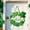A, variant on St. Patrick's Day Decoration, Wooden Shamrock Door Wreath for Front Door Sign, Wall Signs Shamrock Clover Spring Decoration, Irish Sign Welcome Hanging for St. Patrick's Day Home Decor Party