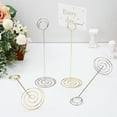 thumbnail image 5 of Raindrops 10 Pcs Wedding Table Card Holders Steel Wire Round Elegant Design Assorted Color, 5 of 8