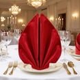 thumbnail image 3 of Unique Bargains 12 Pack Soft Durable Velvet Cloth Napkins for Parties Red 18"x18", 3 of 6