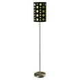 thumbnail image 2 of Ore International 66"H Modern Retro Black-Red Floor Lamp, 2 of 2