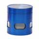 thumbnail image 3 of Hierba gruesa sal de hojas de sal, molinillo de 4 capas, trituradora de pimienta de vanilla, molino de especias, herramienta de filtro de molienda con bandeja de recolección azul gadget Inevent HA011039-05, 3 of 6