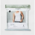 Men's 4pk Ribbed Tank Top Goodfellow & Co