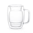 thumbnail image 2 of Tazas de café de vidrio JoyJolt Cadus de doble pared 300 ml, paquete de 2, 2 of 6
