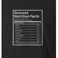 thumbnail image 2 of 9 Crowns Unisex Men's Graphic Tee Success Facts funny Hustle Entrepreneur T-Shirt (Success-Black, Small), 2 of 3