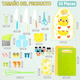 thumbnail image 2 of 33 Juego De Cuchillos Seguros Para Cocinar Para Niños Xtellar amarillo, 2 of 4