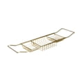 thumbnail image 3 of DOLITY Adjustable Bath Board Wire Bathing Rack Bathtub Tray for Bathroom Soap Phone Gold, 3 of 9