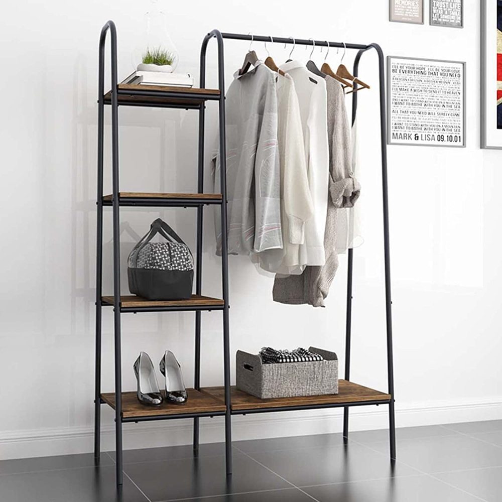 JayDAYon Free Standing Clothing Rack Standing Coat Rack Garment Racks