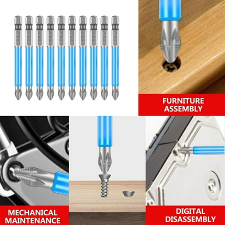 

Magnetic Non-Slip Drill Bit Non-Slip Electric Screwdriver Bit Elastic Screw Tool Bathroom Essentials Clearance