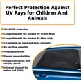 thumbnail image 4 of 2 Pieces Car Sun Protection, Car Sun Protection Baby / Children Double-Sided Uv Protection Car Window Sun Protection, 110 * 50cm, 4 of 7