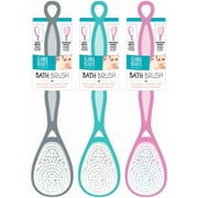 Glam & Beauty Dual Sided Bath Brush with Ergonomic Long Handle