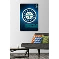 thumbnail image 2 of MLB Seattle Mariners - Logo 16 Wall Poster with Push Pins, 22.375" x 34", 2 of 3