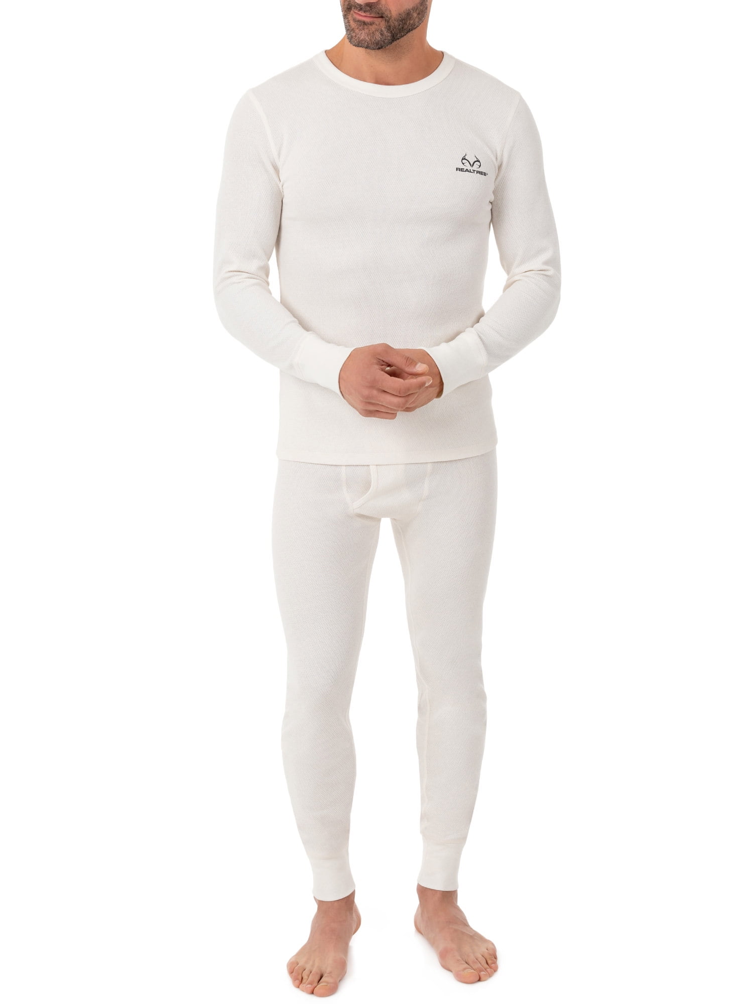 Realtree Mens Heavyweight Cotton Rachel Thermal Underwear Top