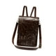 thumbnail image 2 of Cartera Steampunk de piel sintética para festivales, bolso de hombro para adultos y Halloween. Marrón oscuro, 2 of 9