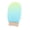 Blue, variant on Shower Scrubber Glove Gradient Body Scrub Bath Mitt with Drying Loop, Soft Sponge Mitt for Bathroom and Post Workout Wash