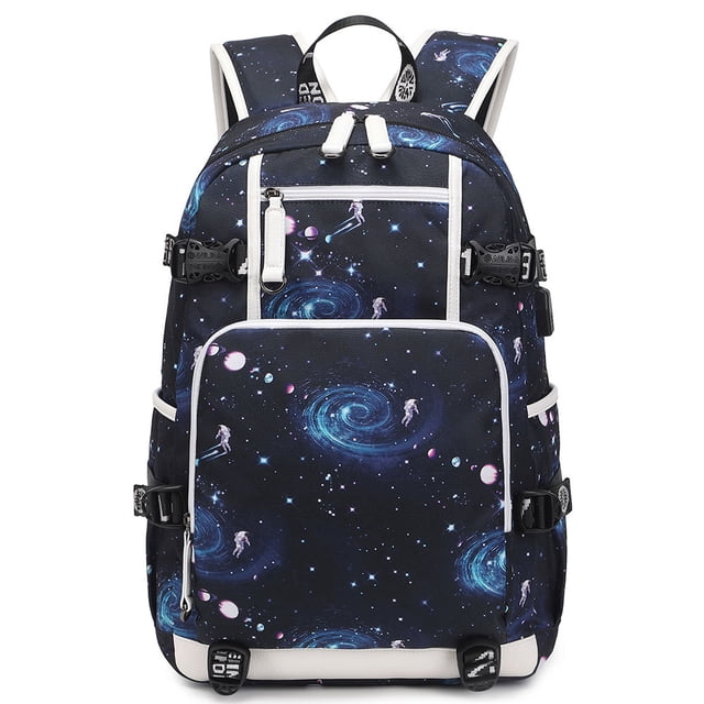 Student School Bag, With USB Charging Port, Laptop Backpack, Ultra-light Travel Bag, Unisex-SinKeeU