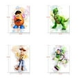 thumbnail image 2 of Toy Story Watercolor Posters - Set of 6 (8" x 10") Anime Cartoon Wall Art Game Room Decor For Kids - Nursery, Bathroom, Playroom Decor (UNFRAMED), 2 of 5