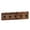 Rustic Brown, variant on Flash Furniture Daly Wall Mounted 24 Inch Weathered Solid Pine Wood Storage Rack with 5 Hooks For Entryway, Kitchen, Bathroom