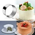 thumbnail image 5 of Yirtree Biscuit Cutters Set, Sturdy Stainless Steel Circle Round Cookie Cutters in Graduated Sizes Shape Molds for Pastries Doughs Doughnuts, 5 Pieces, 5 of 8