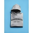 thumbnail image 3 of Gothic California 1992 Banner Hoodie Men -Image by Shutterstock, Male Large, 3 of 4