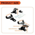 thumbnail image 4 of Kojem Universal 5 Rise 3-Way Lawn Mower Garden Tractor Hitch Tow Receiver Support Brace Kit, 4 of 21