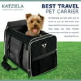 thumbnail image 7 of Katziela Quilted Companion Pet Carrier - Comfortable - Airline Approved (Olive green) (Large), 7 of 7