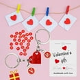 thumbnail image 2 of Personalized Brick Matching Heart Keychains - Valentine's Gifts for Mom, Dad, Couple, Boyfriend, Girlfriend, Lovers, 2 of 10