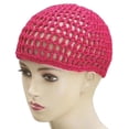 thumbnail image 6 of Hollowed Knit Skull Hat Handmade Crochet Brimless Hat for Women Teens Head Cover Hair Net Snood for Sleeping Headcover, 6 of 8