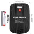 thumbnail image 5 of Bolsa de ducha portátil para ducha de campamento Bolsa de ducha solar de 20 l/5 galones con manguera extraíble y cabezal de ducha conmutable de encendido y apagado para acampar al aire libre, 5 of 5