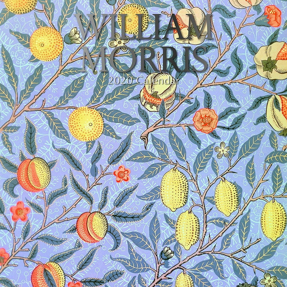 2020 Wall Calendar - William Morris Art Calendar, 12 x 12 Inch Monthly