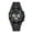 Black, variant on Exquisite Cubic Zirconia Quartz Men's Watch - Precise Quartz Movement, Cubic Zirconia Decoration, Stainless Steel Strap, Perfect Party Accessory