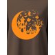 thumbnail image 3 of TRKIYQC mujer moda Halloween polar sudadera esqueleto calabaza murciélago Luna Castillo fantasma estampado cuello redondo manga larga jerséis Tops TRKIYQC moda, 3 of 6