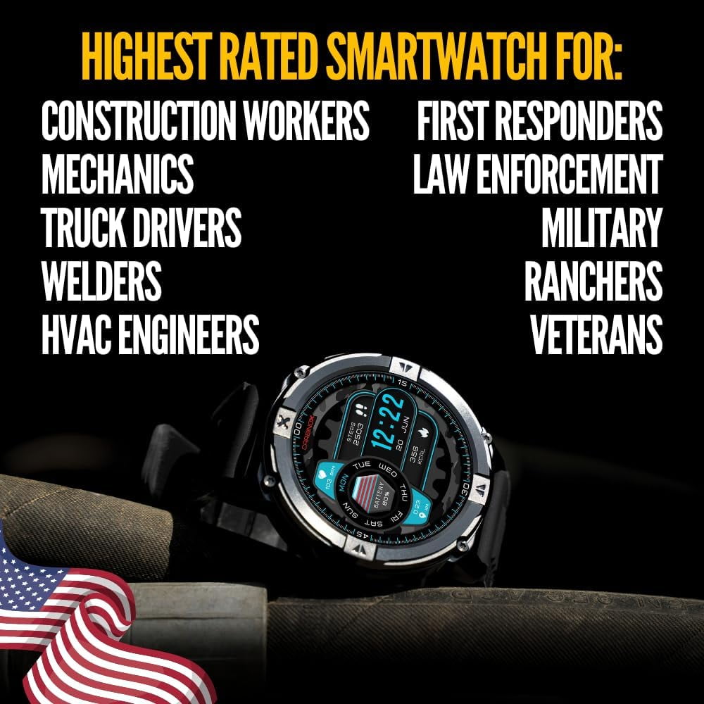 Carbinox X-Ranger Waterproof Smartwatch Fitness Tracker for Android & iOS