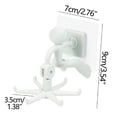 thumbnail image 2 of 360-degree Rotatable Storage Hook Kitchen Punch- Wall Sticky Hook Kitchen Utensils Rack, 2 of 7