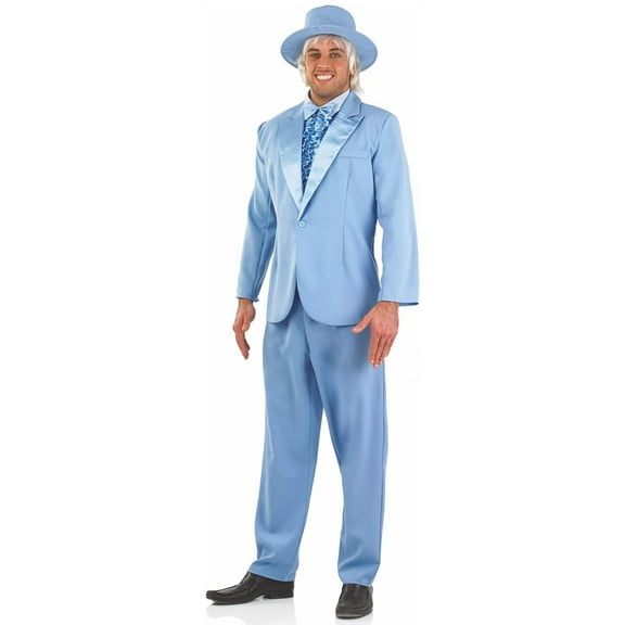 Fun Shack Blue Suit Costume Men Halloween Costume For Men Blue XX-Large