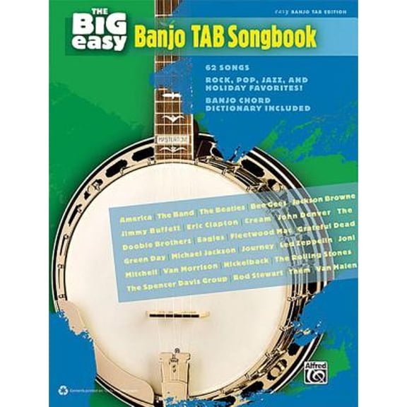 Pre-Owned The Big Easy Banjo Tab Songbook: The Big Easy Songbook Series (Paperback) 0739076965 9780739076965