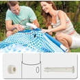 thumbnail image 2 of 12 Pieces Plastic Pins for Intex Round Metal Frame Pools Replacement Parts for Swimming Pool Seals, White, 5.5cm, 2 of 3