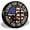 04. Honored Veteran, variant on Hippie Here Comes The Sun Size 15 Premium PVC Leather Spare Tire Cover, Universal Fit for RV Jeep Camper Trailer, Dustproof, Waterproof Jeep Tire Cover with No Camera Hole