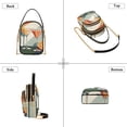 thumbnail image 3 of FORMRS Crossbody Bag for Women Quilted Travel Shoulder Cell Phone Purse with Chain Strap Handbag, Mid Century Orange Juice, 3 of 7