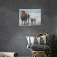 thumbnail image 2 of Lion Bathroom Decor Wall Art Lion Coastal Pictures Wall Decor Motivational Canvas Prints Painting Lion Decorations Framed Artwork for Bathroom Living Room Bedroom 16"x12", 2 of 6