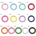 thumbnail image 2 of 5pcs 13 Colors Round Push Trigger Zinc Alloy Hooks Carabiner Purses Handbags Snap Clasp Clip Bag Belt Buckle Spring O-Ring Buckles YELLOW, 2 of 8