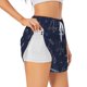 thumbnail image 1 of Balery Hockey Players Pantalones cortos deportivos para mujer con forro y dos bolsillos, elásticos, para entrenamiento, gimnasio, yoga-Small, 1 of 7