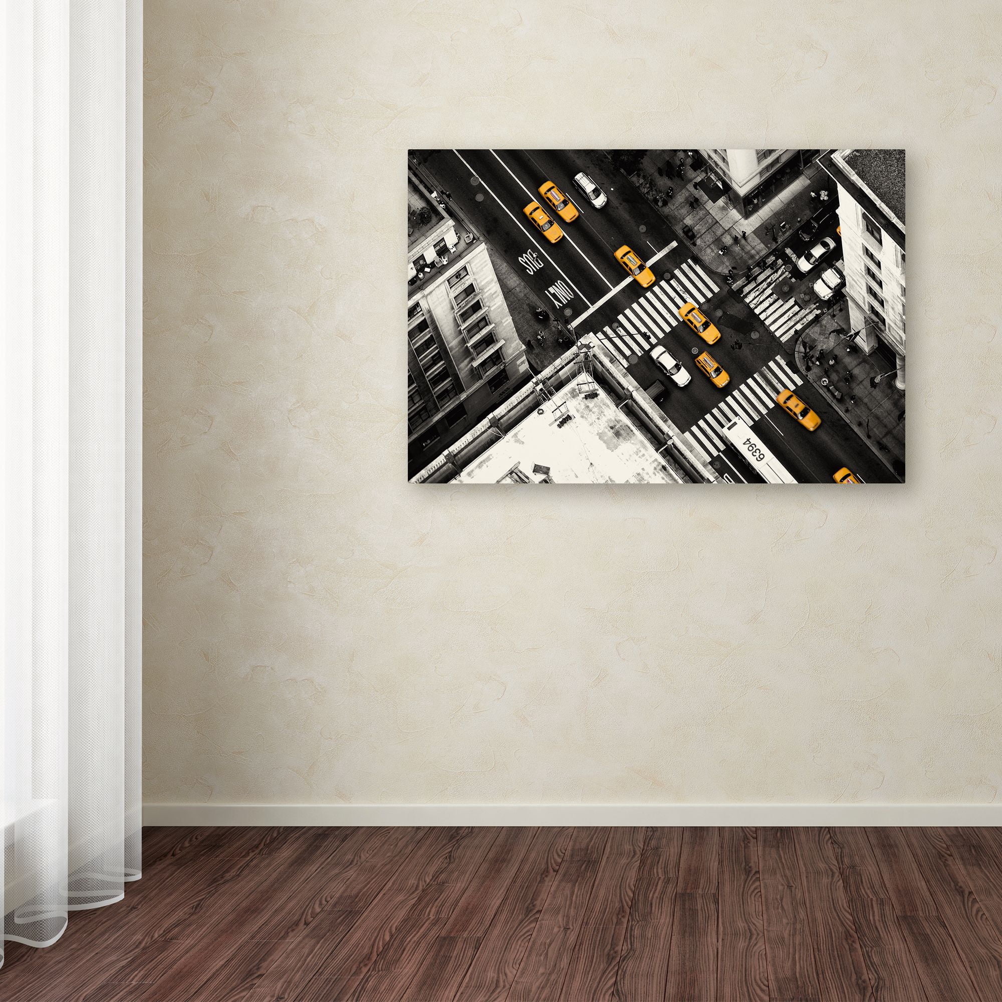 Trademark Fine Art 'Yellow Flow' Canvas Art by Stefan KlÃ¶ren