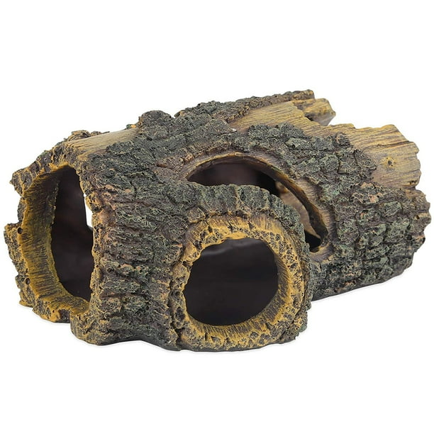 Resin Hollow Tree Trunk Betta Log Aquarium Decorations Ornament Fish