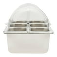 thumbnail image 4 of Ice Food Serving Display Tray with Clear Roll Top Cover 6 Pans Stainless Steel Buffet Cold Serving Seafood Fruit Party Buffet Cooling Food Dish Display Plate Holder Case with Lid, 4 of 24