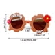 thumbnail image 2 of pstuiky Gafas de sol infantiles de moda para viajes. Gafas de sol para bebés con forma de girasol y alfabeto. Gafas de sol infantiles modernas con espejo., 2 of 2