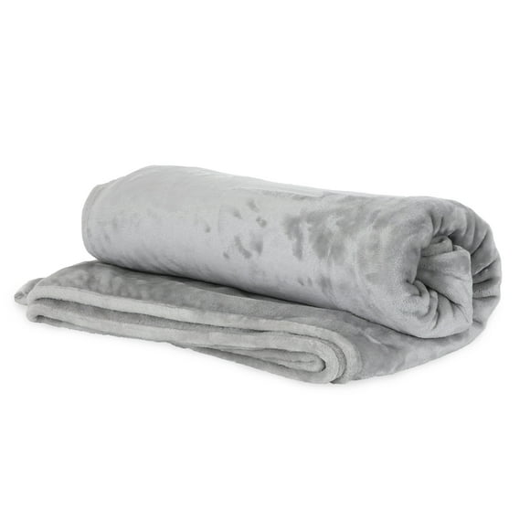 Cobija Individual Polar Gruesa Suave y Caliente para Cama y Sofa Gris GAON