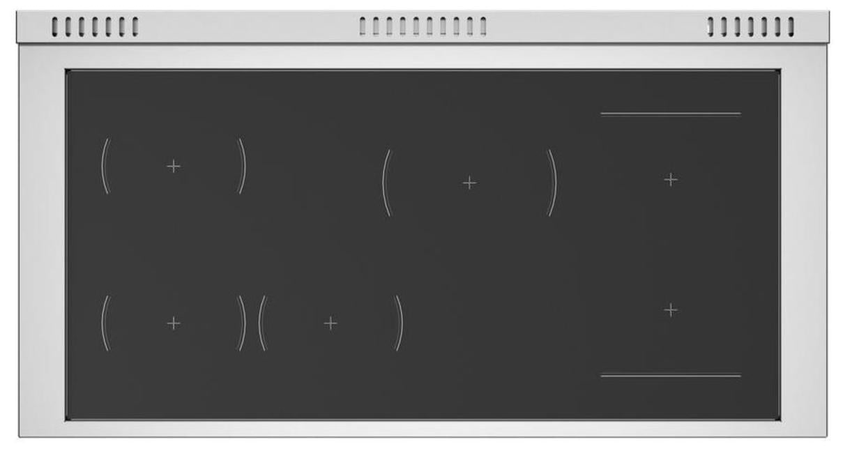 Bertazzoni Pro486igfept Professional 48" Wide 7 Cu. Ft. Free Standing Induction Range -